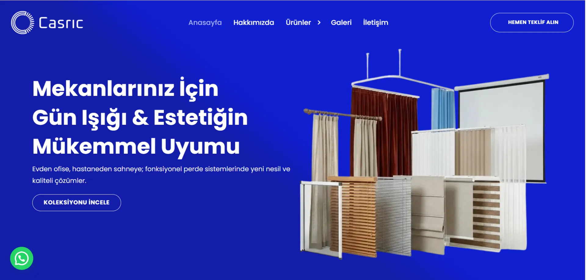 Casric Perde Web Sitesi